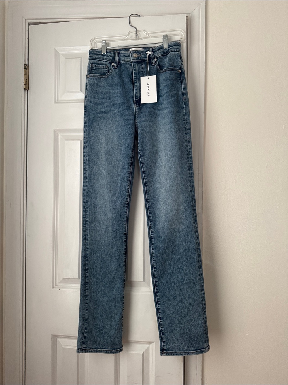 NWT FRAME Denim The Pencil Jeans in Crave, Size 28